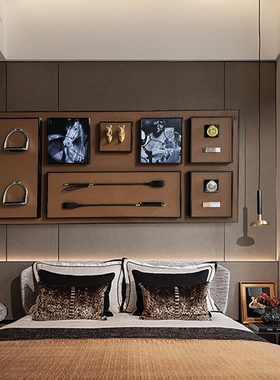 复合材质装饰现代简约客厅书房