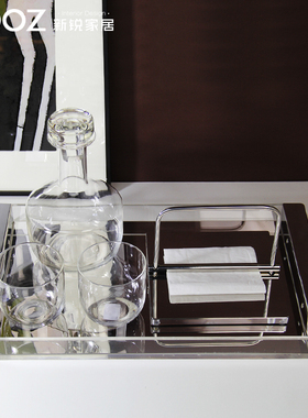 装饰托盘抽纸盒醒酒器红酒酒具