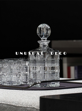 高档样板间托盘皮质轻奢