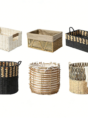 样板房卫生间阳台收纳筐合集