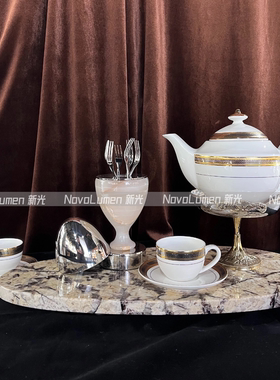 新光现代法式轻奢陶瓷水吧台