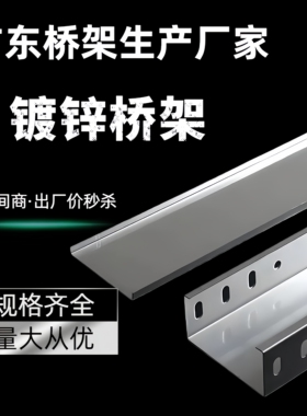 铁线槽钢制金属镀锌电缆桥架电线弱电槽盒200 150 100 75 50 25