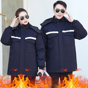 劳保棉衣工作服棉袄定制男女冬季 防寒保暖工厂船厂冷库活里棉工装