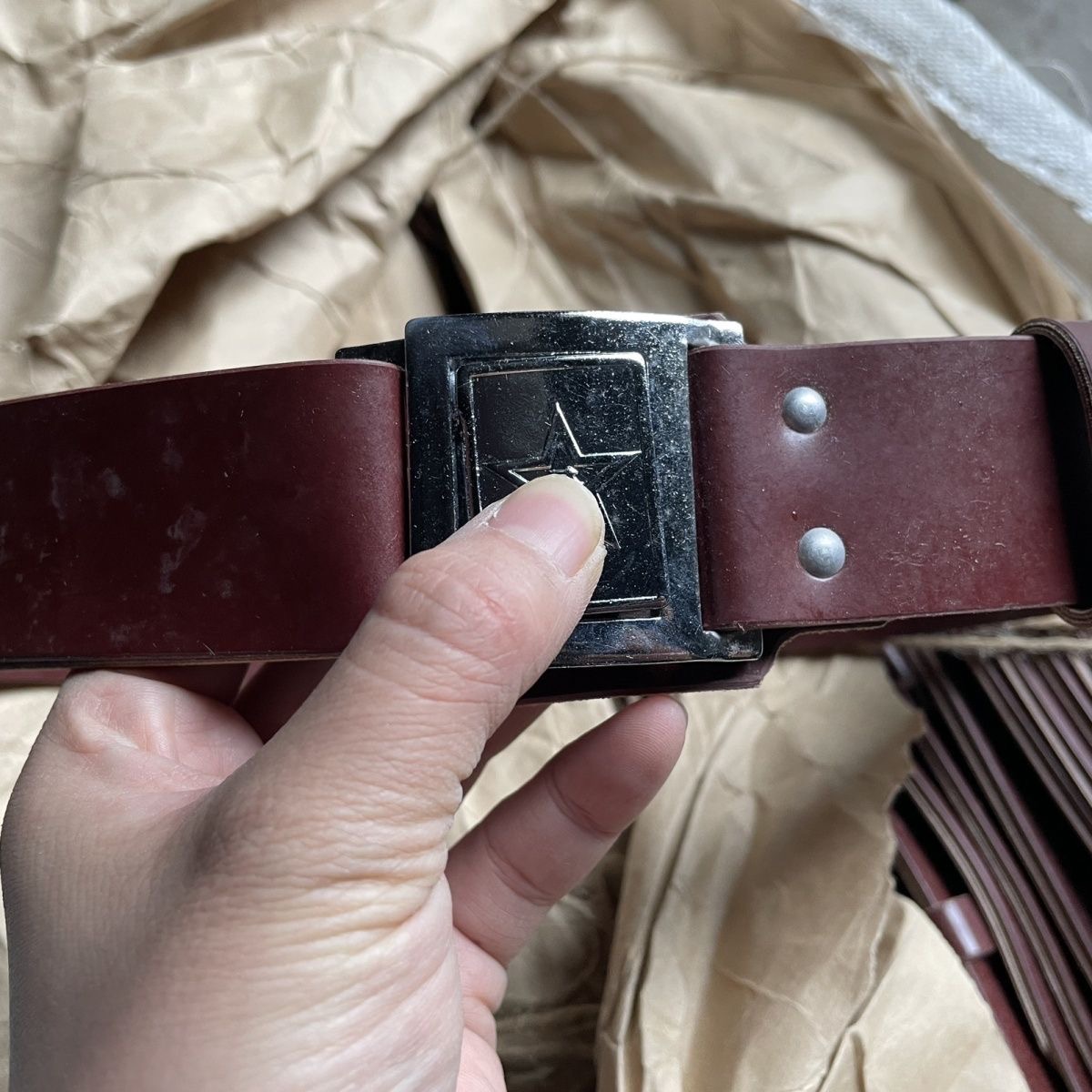 3521厂正品老货87外腰带65式服装腰带老式78腰封红内腰带裤带皮带