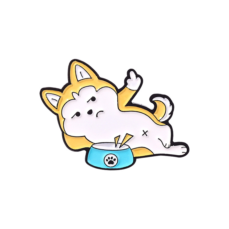 卡通动物胸针金属卡通男女