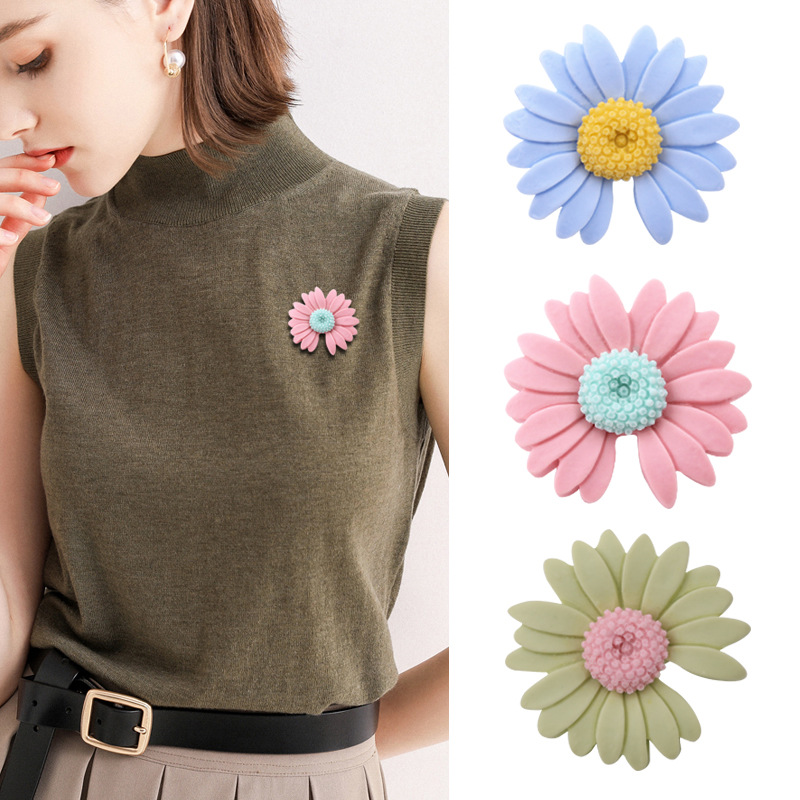 权志龙雏菊胸针其他树胶可爱男女