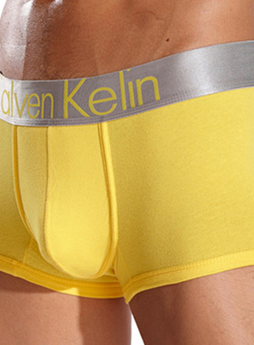 青年男平角性感内裤 U凸运动盒装精品CK正品全棉纯棉 4条包邮高级