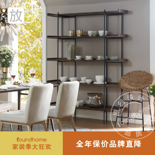 foundhome家用隔断屏风创意书架