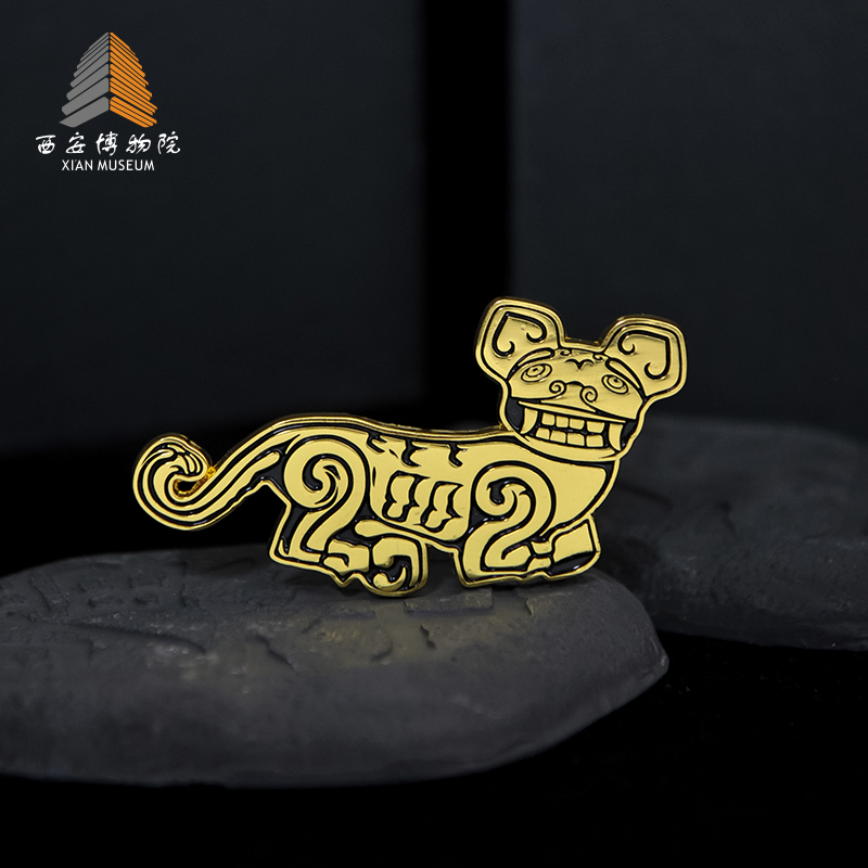 博物馆奇妙物x西安博物院冰箱贴文创金虎符创意装饰品纪念品礼物