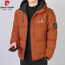 时尚 皮尔卡丹正品 男士 新款 连帽保暖宽松加厚棉服外套 棉衣外套冬季