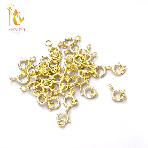 芙茉莉珠宝diy18k配件彩金项链