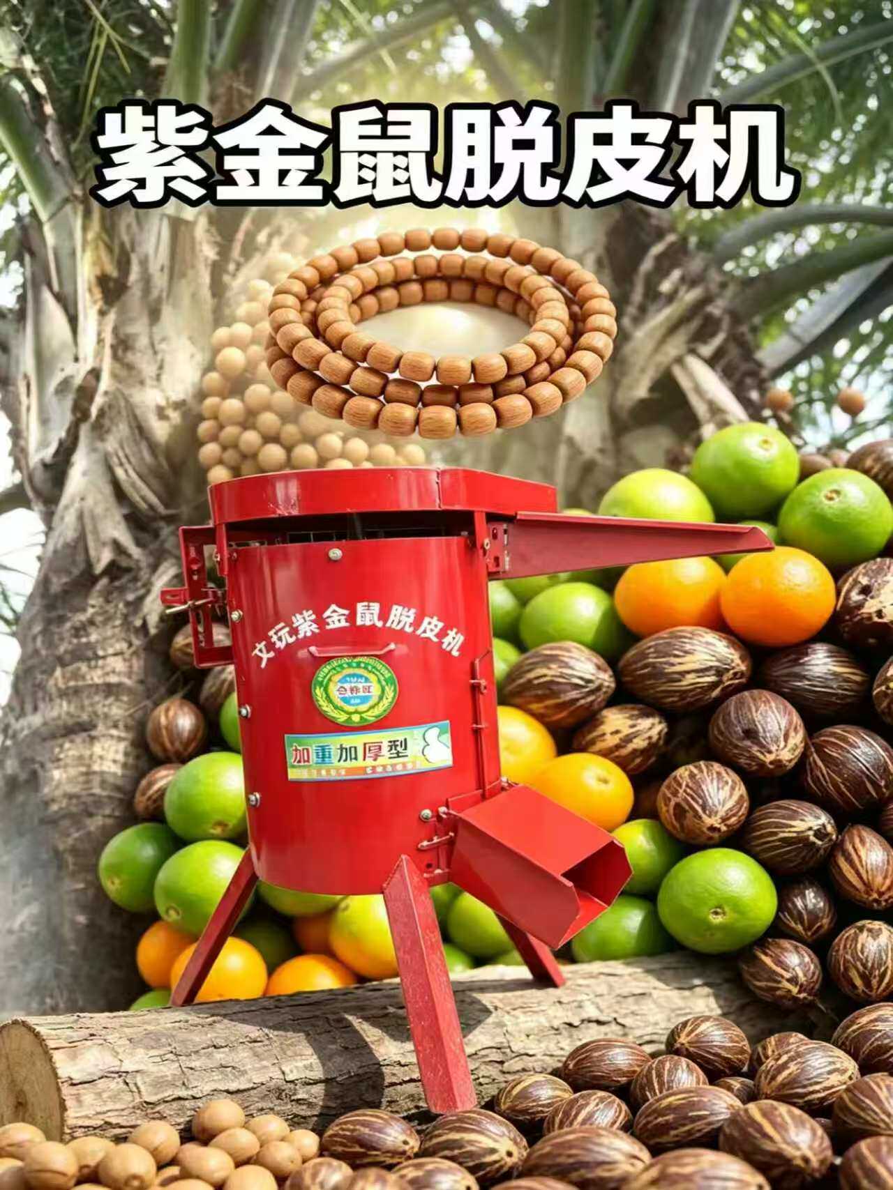 文玩紫金鼠脱皮机青皮核桃剥皮机