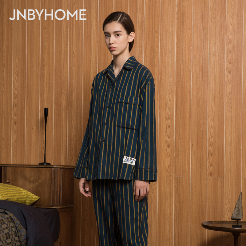 JNBYHOME纯棉磨毛睡衣