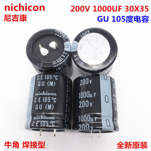 1000UF 200V 30X35 日本nichicon电解电容200V1000UF 30*35 105度