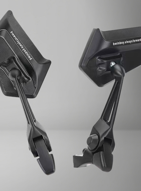 铃木 UY125踏板摩托车UU125 AFR125改装后视镜日本AOS4反光后视镜