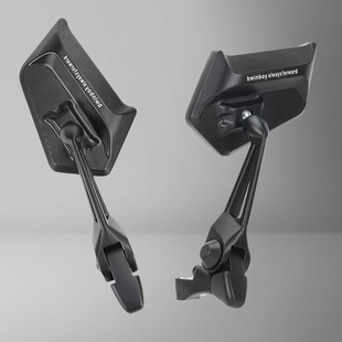 后视镜日本AOS4反光后视镜 AFR125改装 铃木 UY125踏板摩托车UU125