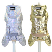 狗狗衣服秋冬装 泰迪小型幼犬比熊吉娃娃棉衣宠物保暖加厚四脚