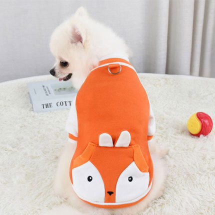 可牵引狗狗衣服秋冬泰迪宠物小型犬比熊博美幼犬猫咪防掉毛包肚装