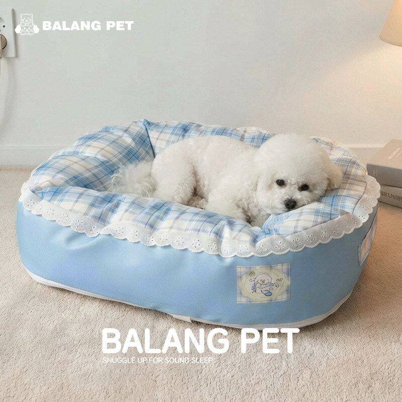 韩版ins风狗窝四季通用夏天可拆洗猫床宠物狗床小型犬用幼犬狗窝