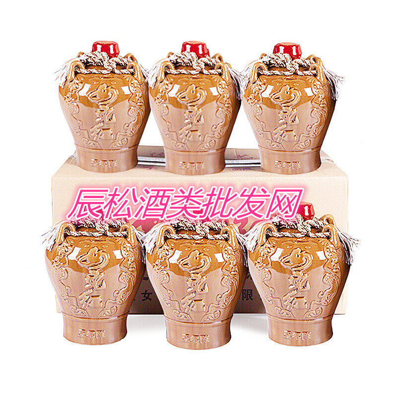 绍兴黄酒女儿红酒1.5L*6精品3斤装五年陈糯米老酒坛装江浙沪包邮
