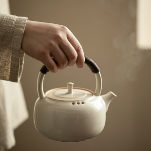 仿古煮茶电陶炉烧水壶花茶果茶泡茶器提梁壶茶炉家用围炉茶具茶壶
