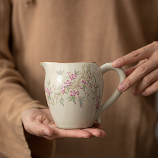 复古套装 汝窑全套家用办公室会客陶瓷茶具茶海公道杯茶滤套组中式