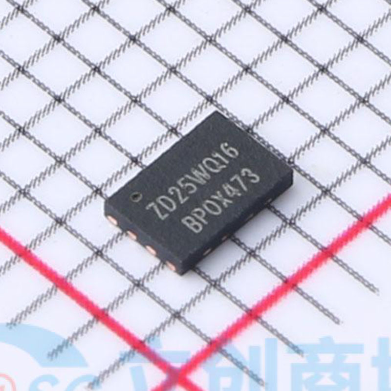 原装正品 ZD25WQ16CEIGR USON-8(2x3) NOR FLASH 16Mbit 芯片