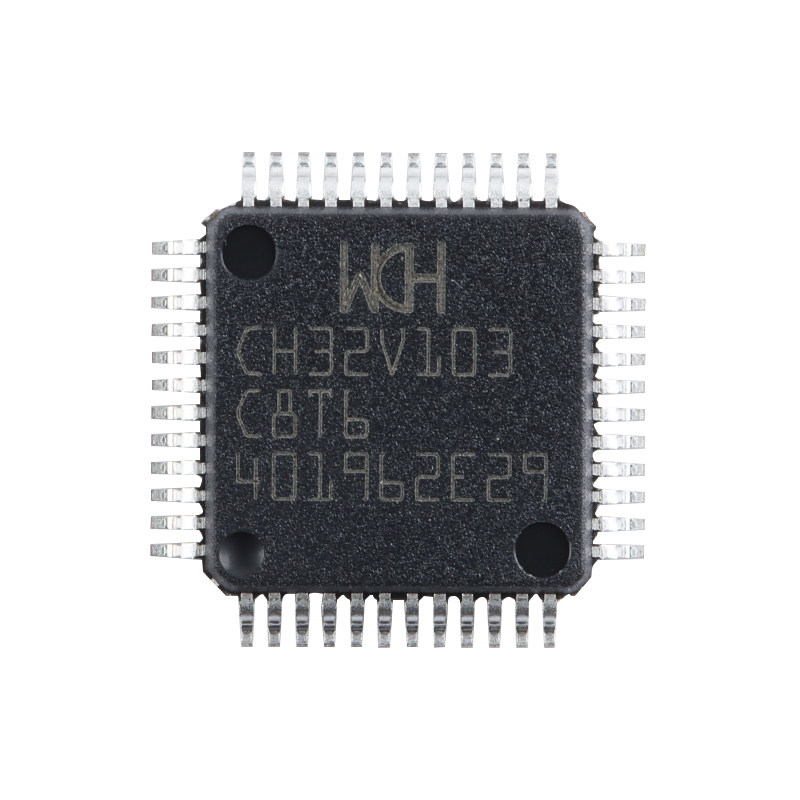 WCH沁恒全新原装 CH32V103C8T6 LQFP48可替代STM32F103C8T6单片机