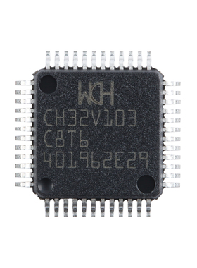 WCH沁恒全新原装 CH32V103C8T6 LQFP48可替代STM32F103C8T6单片机