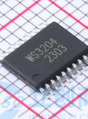 原装正品 WS3204 TSSOP-20 以太网供电PoE受电设备PD接口芯片