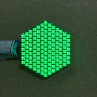 WS2812六边形点阵 127灯