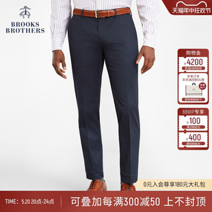 薄款 棉质简约纯色休闲裤 布克兄弟 男士 Brothers 长裤 Brooks