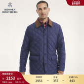 Brooks 菱格绗缝灯芯绒领口棉服 25秋冬新品 Brothers 布克兄弟男士