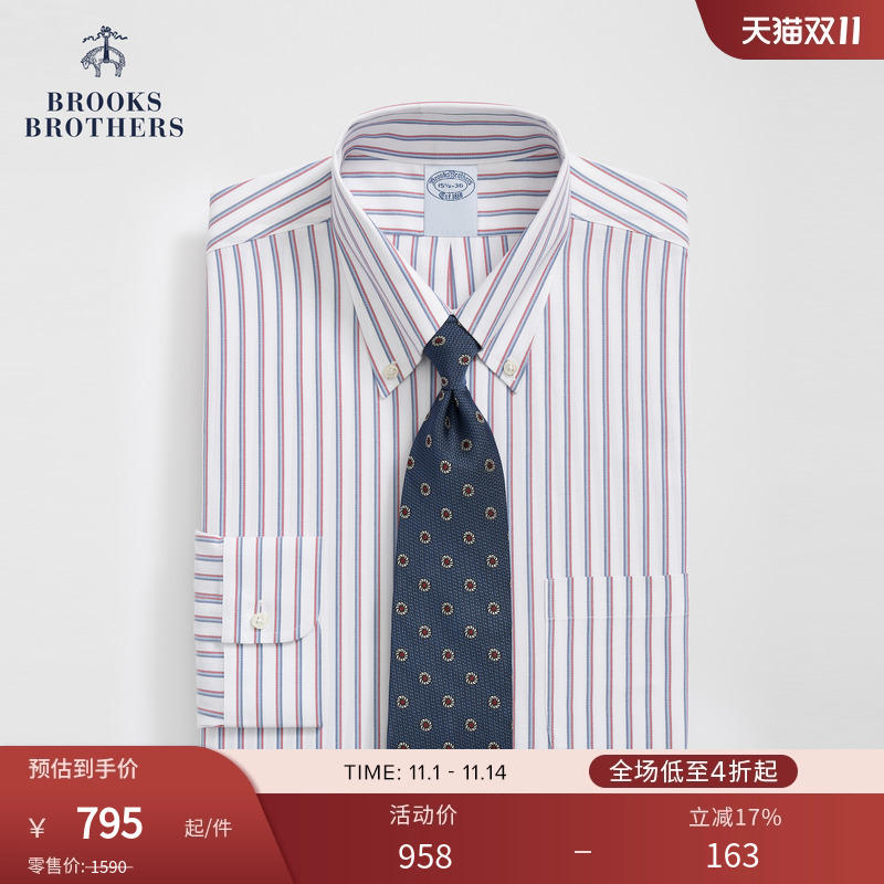 布克兄弟25男士易打理衬衫
