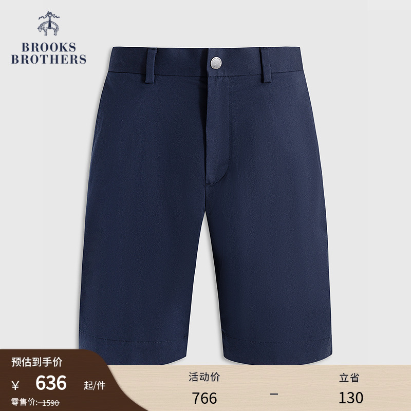 布克兄弟25男士简约休闲短裤