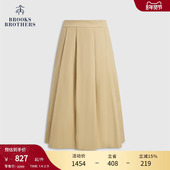 Brooks 型收腰伞裙 纯色A字版 Brothers 布克兄弟女士25秋冬新品