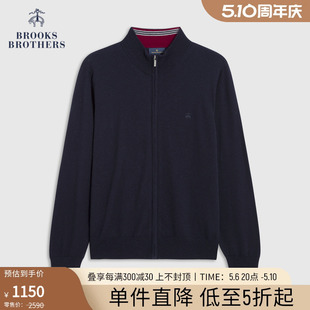 秋冬美利奴羊毛毛衣纯色针织开衫 Brooks Brothers 布克兄弟男士