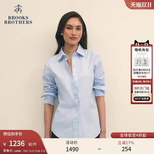 易打理 款 Brooks 布克兄弟女士秋季 supima棉简约衬衫 Brothers