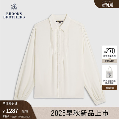 布克兄弟女士25纯色气质衬衫