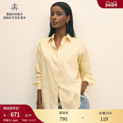 布克兄弟25女士supima棉衬衫