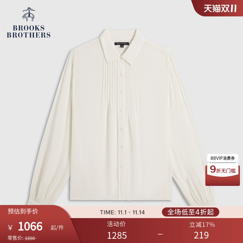 布克兄弟女士25纯色气质衬衫