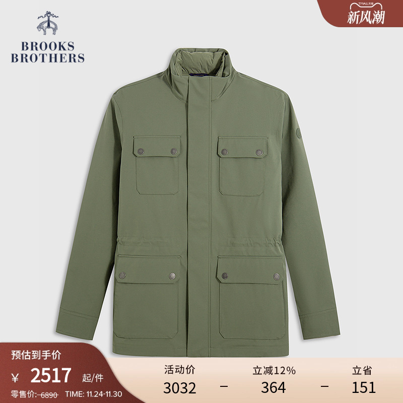 布克兄弟25春夏男士户外工装外套