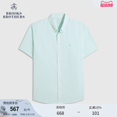 Brothers Brooks 布克兄弟男士 春夏新款 衬衫 牛津纺短袖 易打理