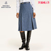Brooks Brothers/ Brooks Brothers lady French Temperament models wool Retro skirt