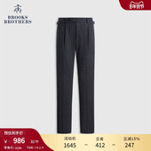 Brooks 25秋冬复古格纹老钱挺阔长裤 Brothers 布克兄弟男士