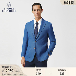 机能通勤 春夏新款 Brooks 布克兄弟男士 绵羊毛薄西装 Brothers