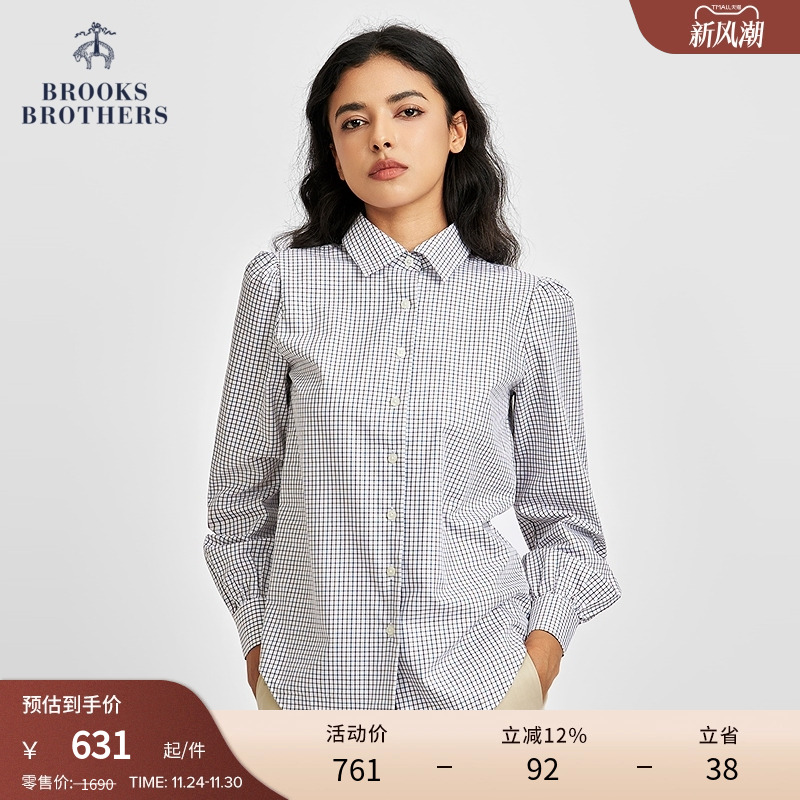 布克兄弟女士supima棉衬衫