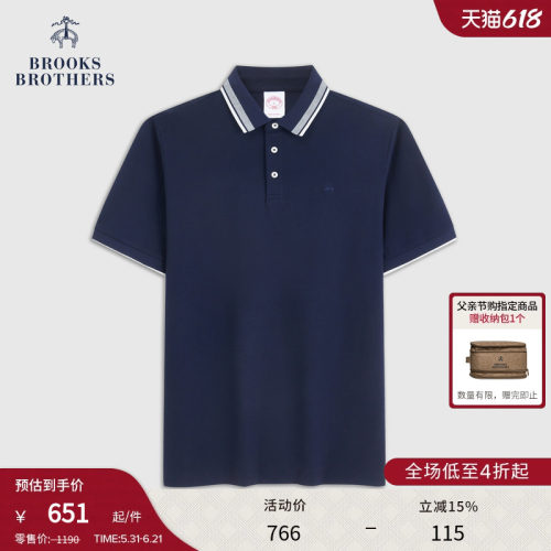 布克兄弟男士休闲Polo衫