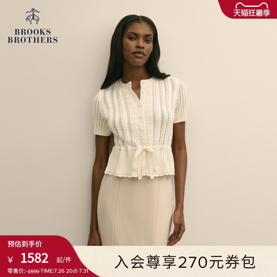布克兄弟女士短袖针织衫
