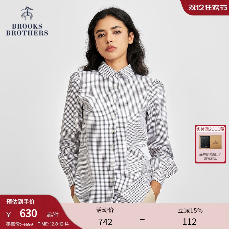 布克兄弟女士supima棉衬衫